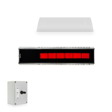 SunStar N7 MGL0 Infrared Heater Package including heater and 3 position switch (high, low, off).