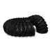 Veloci flexible black duct 14"x20' on a white background. 