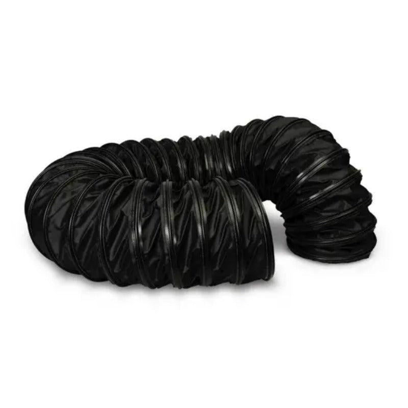 Veloci flexible black duct 14"x20' on a white background. 