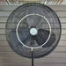 Mist Cooling 24" Black Outdoor Misting Fan with 1500 PSI Misting Pump - Ridgeline Air