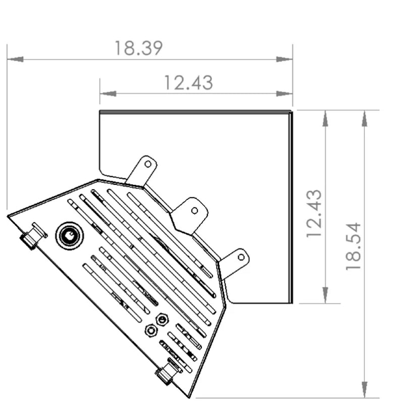 phantomSchwank STP Mounting Kit 45 Degree JS - 0507 - BC - K10 - Ridgeline Air