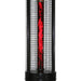 RADtec 80" Ellipse Flame Propane Patio Heater - Black with Ruby Glass (41,000 BTU) - Ridgeline Air