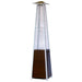 RADtec 89" Tower Flame Propane Patio Heater - Dark Brown Wicker (41,000 BTU) - Ridgeline Air