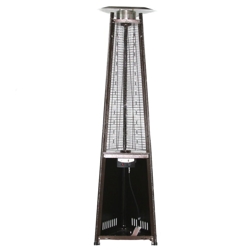 RADtec 93" Pyramid Flame Propane Patio Heater - Antique Bronze Finish (41,000 BTU) - Ridgeline Air