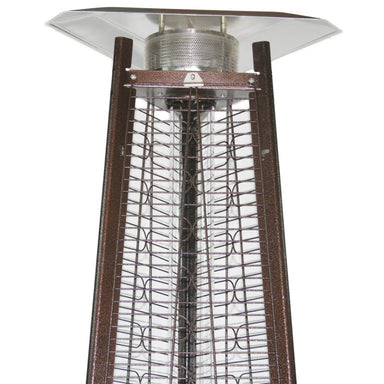 RADtec 93" Pyramid Flame Propane Patio Heater - Antique Bronze Finish (41,000 BTU) - Ridgeline Air