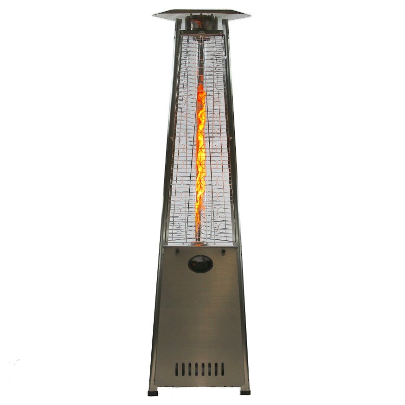 RADtec 93" Pyramid Flame Propane Patio Heater - Stainless Steel Finish (41,000 BTU) - Ridgeline Air