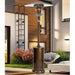 RADtec 96" Real Flame Natural Gas Patio Heater - Antique Bronze Finish (40,000 BTU) - Ridgeline Air